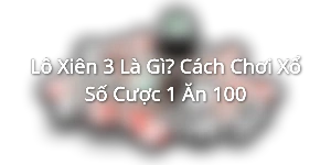 Lô Xiên 3 Là Gì? Cách Chơi Xổ Số Cược 1 Ăn 100